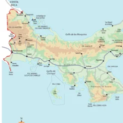 Panama Rough Guides Reiseguide -Campingutstyr Salg 2024 02 Bookmap Panama LEFT FOR DMD