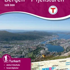Bergen - 7-Fjellsturen 1:25 000