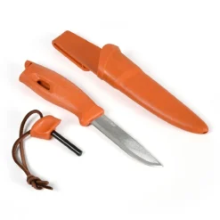 Light My Fire Fireknife 2-i-1 Kniv & Tennstål -Campingutstyr Salg 2024 2 swedishfireknife rustyorange nosymbol2