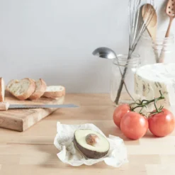 Reusable Beeswax Food Wrap Matpapir (1pk) -Campingutstyr Salg 2024 Abeego Beeswax Matpapir Small Avocado