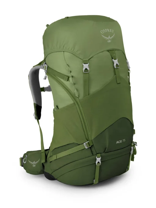 Osprey Ace 75 Barnesekk -Campingutstyr Salg 2024 Ace 75 S20 Side Venture Green web