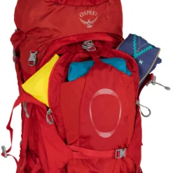 Osprey Ariel Plus 85 Fjellsekk Dame -Campingutstyr Salg 2024 Ariel Plus 60 S21 Detail3 Carneilan Red web