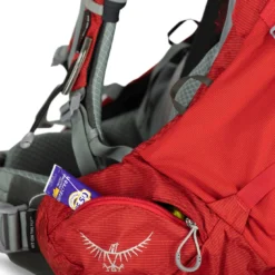 Osprey Ariel Plus 85 Fjellsekk Dame -Campingutstyr Salg 2024 Ariel Plus 60 S21 Detail6 Carneilan Red web