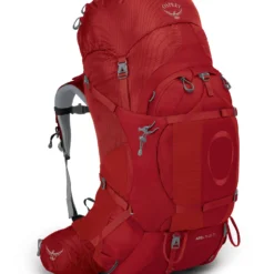 Osprey Ariel Plus 70 Fjellsekk Dame -Campingutstyr Salg 2024 Ariel Plus 70 S21 Side Carnelian Red web