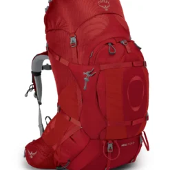 Osprey Ariel Plus 85 Fjellsekk Dame -Campingutstyr Salg 2024 Ariel Plus 85 S21 Side Carnelian Red web