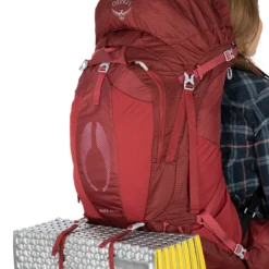 Osprey Aura AG 65 Tursekk Dame -Campingutstyr Salg 2024 AuraAG 65L S22 Detail3 BerrySorbetRed web