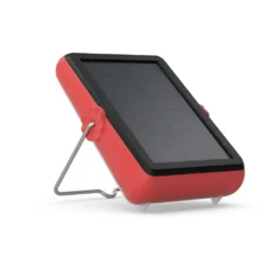 Start+ Solcellelykt -Campingutstyr Salg 2024 BRIGHT Start solcellelykt Berry Red staaende