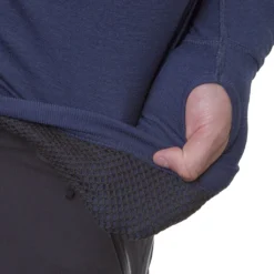 Brynje Arctic Zip Polo W/Thumbgrip (Herre) -Campingutstyr Salg 2024 Brynje Arctic Zip Polo w thumbgrip Herre modell mesh