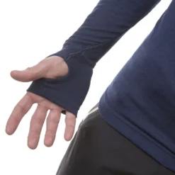 Brynje Arctic Zip Polo W/Thumbgrip (Herre) -Campingutstyr Salg 2024 Brynje Arctic Zip Polo w thumbgrip Herre modell tommel