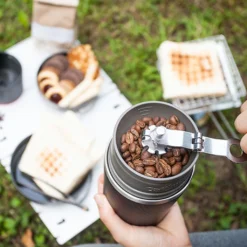 Klassic All-In-One Kaffebryggesett -Campingutstyr Salg 2024 Cafflano Klassic All In One Coffee Maker Kaffebryggesett kaffekvern