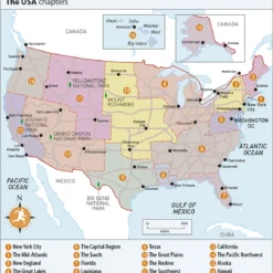 USA -Campingutstyr Salg 2024 Chapter division map 22