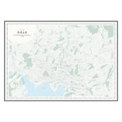 Bykart Oslo (50 X 70 Cm)