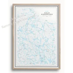 Skikart Oslo Nordmark (50 X 70 Cm) -Campingutstyr Salg 2024 Dapa Maps Skikart Oslo Nordmark 50x70 ramme eksempel