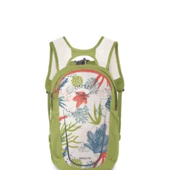 Osprey Daylite Kids -Campingutstyr Salg 2024 DayliteKids S23 Front CoralLifePrintGreen10005146 web
