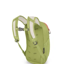 Osprey Daylite Kids -Campingutstyr Salg 2024 DayliteKids S23 SideBack CoralLifePrintGreen10005146 web