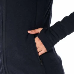 Icebreaker Descender LS Zip Mid-layer (Dame) -Campingutstyr Salg 2024 FW19 ADVENTURE WOMEN DESCENDER LS ZIP 103900423 7