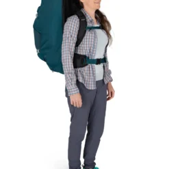 Osprey Fairview 70 Backpackersekk (Dame) -Campingutstyr Salg 2024 Fairview 70L F22 OnBody1 NightJungleBlue web