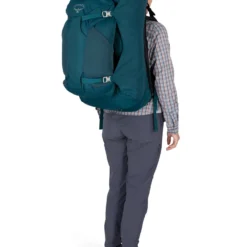 Osprey Fairview 70 Backpackersekk (Dame) -Campingutstyr Salg 2024 Fairview 70L F22 OnBody2 NightJungleBlue web