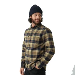 Singi Heavy Flanellskjorte (Herre) -Campingutstyr Salg 2024 Fjellreven Singi Heavy Flanellskjorte Herre modell front