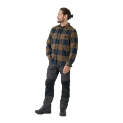 Canada Flanellskjorte (Herre) -Campingutstyr Salg 2024 Fjellreven Canada Flanellskjorte Herre modell helfigur front