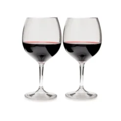 GSI Outdoors Nesting Red Wine Glass Set (2pk)