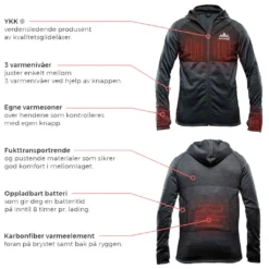 Heat Experience Core Batterioppvarmet Varmehettegenser (Herre) -Campingutstyr Salg 2024 Heat Experience Core Varmehettegenser Batterioppvarmet Herre info plakat