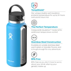 Hydro Flask Wide Mouth 2.0 Isolerende Termoflaske (946 Ml) -Campingutstyr Salg 2024 Hydro Flask Wide Mouth Isolerende Drikkeflaske 946ml info
