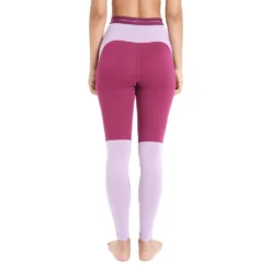Icebreaker 125 ZoneKnit Leggings (Dame) -Campingutstyr Salg 2024 Icebreaker 125 ZoneKnit Leggings Dame Go Berry Purple Gaze bak