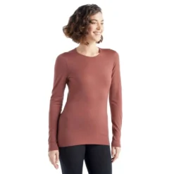 Icebreaker 200 Oasis LS Crewe (Dame) -Campingutstyr Salg 2024 Icebreaker 200 Oasis Crew Dame Grape modell