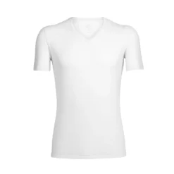 Icebreaker Anatomica SS V T-skjorte (Herre) -Campingutstyr Salg 2024 Icebreaker Anatomica SS V Tskjorte Herre Snow