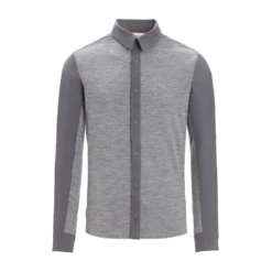 Icebreaker Hike LS Skjorte (Herre) -Campingutstyr Salg 2024 Icebreaker Hike LS Herre Monsoon Gristone Heather