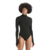 Icebreaker Queens LS High Neck Bodysuit (Dame) -Campingutstyr Salg 2024 Icebreaker Queens LS High Neck Bodysuit Black