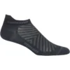 Icebreaker Run+ Ultralight Micro Ullsokker (Herre) -Campingutstyr Salg 2024 Icebreaker Run Ultralight Cushion Micro Herre Black