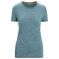 Icebreaker Sphere II SS T-skjorte (Dame) -Campingutstyr Salg 2024 Icebreaker Sphere SS II Dame Green Glory Hthr