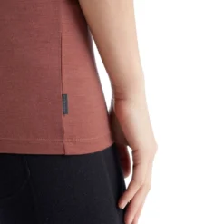 Icebreaker Tech Lite II SS T-skjorte (Dame) -Campingutstyr Salg 2024 Icebreaker Tech Lite II T Skjorte Dame Grape modell nedekant