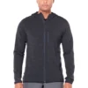 Icebreaker Descender LS Zip Hettegenser (Herre) -Campingutstyr Salg 2024 Icebreaker Descender LS Zip Hood Hettegenser Herre modell front