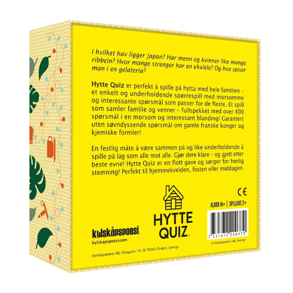 Hyttequiz Reisespill 4 Hyttequiz Reisespill - Bilde 2
