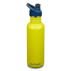 Klean Kanteen Classic 800ml Drikkeflaske (m/Sport Cap) -Campingutstyr Salg 2024 Klean Kanteen Classic 800ml Drikkeflaske Green Apple