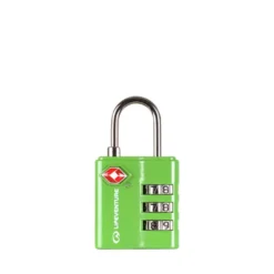 Lifeventure Tsa Combi Lock -Campingutstyr Salg 2024 Lifeventure TSA Combi Lock Green
