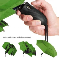 Lifeventure Trek Umbrella (Medium) -Campingutstyr Salg 2024 Lifeventure Trek Umbrella Medium auto open lock