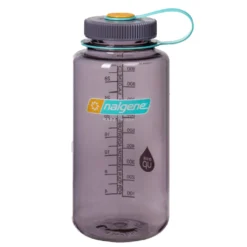 Nalgene Wide Mouth Sustain Drikkeflaske (1L) -Campingutstyr Salg 2024 Nalgene Wide Mouth 1L Sustain Drikkeflaske Aubergine