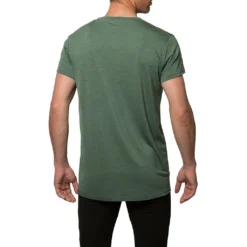 Organic Wool And Silk T-skjorte (Herre) -Campingutstyr Salg 2024 Northern Playground Organic Wool and Silk T skjorte Herre Green bak