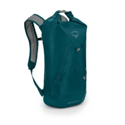 Front -Campingutstyr Salg 2024 Osprey Transporter Roll Top WP 18 Night Jungle Blue
