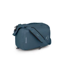 Osprey Transporter Global Carry-On Bag -Campingutstyr Salg 2024 Osprey Transporter Global Carry On Bag Venturi Blue liggende bag