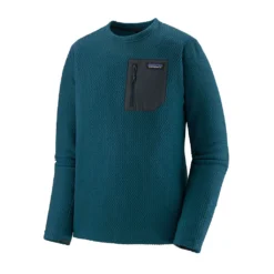 Patagonia R1 Air Crew Fleecegenser (Herre) 12 Patagonia R1 Air Crew Fleecegenser (Herre) -Campingutstyr Salg 2024 Patagonia R1 Air Crew Fleecegenser Herre Crater Blue