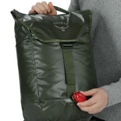 Osprey Transporter Flap -Campingutstyr Salg 2024 Transporter Flap F21 Detail4 HaybaleGreen web