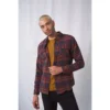 United By Blue Responsible Flanellskjorte - Merlot (Herre) -Campingutstyr Salg 2024 United By Blue Responsible Flanellskjorte Herre Merlot modell front