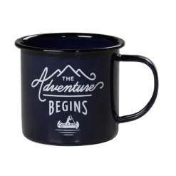 Emaljekopp "Adventure Begins"