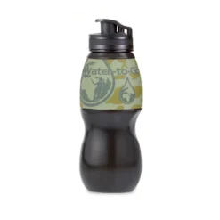 Water To Go Vannrenseflaske (750ml) -Campingutstyr Salg 2024 Water to Go Original Vannrenseflaske 750ml Black Camo