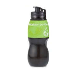 Water To Go Vannrenseflaske (750ml) -Campingutstyr Salg 2024 Water to Go Original Vannrenseflaske 750ml Black Lime Green